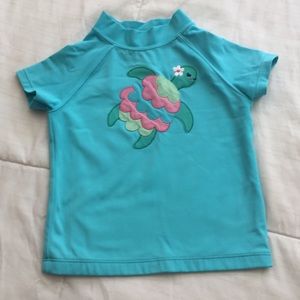 Gymboree turtle rash guard- 5T